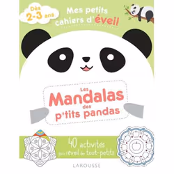 ISBN Mes petits cahiers d'éveil - Les mandalas des p'tits pandas, Pour enfants, Français, 48 pages
