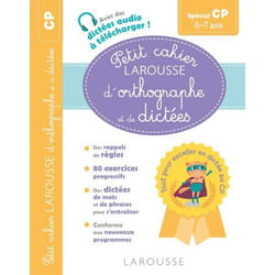 PETIT CAHIER LAROUSSE D'ORTHOGRAPHE ET DE DICTEES CP, Vulin André
