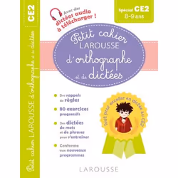 ISBN Petit cahier LAROUSSE d'orthographe et de dictées CE2, Pour enfants, Français, 64 pages