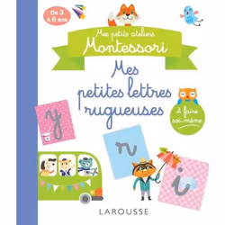 ISBN Mes ateliers Montessori : Petites lettres rugueuses, Pour enfants, Français, 2 pages