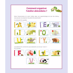 Mes ateliers Montessori : Abécédaire à assembler (Pochette)
