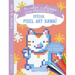 ISBN Coloriages magiques en pixel, spécial Chiffres Kawai, Français, 48 pages
