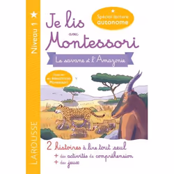 ISBN Je lis avec Montessori - Niveau 1 La Savane, Pour enfants, Français, 64 pages