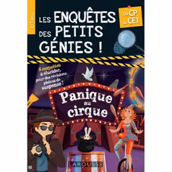 ISBN Les Enquêtes des petits génies CP-CE1-Panique au cirque, Français, 80 pages