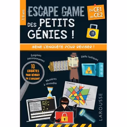 ISBN Escape game des petits génies CE1-CE2, Français, 80 pages
