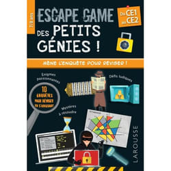 Escape game des petits génies CE1-CE2 (Broché)