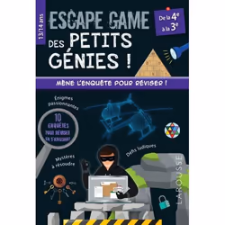 ISBN Escape game des petits génies 4e-3e, Pour enfants, Français, 80 pages
