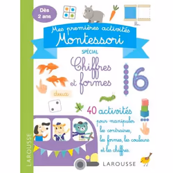 ISBN Mes premières activités Montessori - Chiffres et formes, Pour enfants, Français, 48 pages
