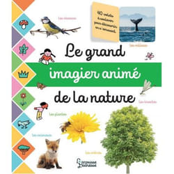 Le grand imagier photos animé de la nature (Jeunesse)