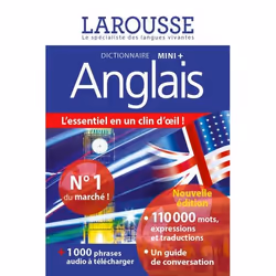 ISBN Dictionnaire mini plus anglais, Éducatif, Français, 864 pages