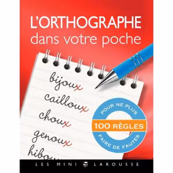 ISBN L'orthographe dans votre poche, Français, 96 pages