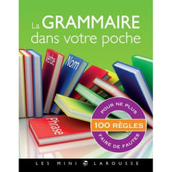 La grammaire dans votre poche (Cartonné)