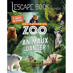 ISBN Escape book junior - UNE SAISON AU ZOO, Animaux, Français, 144 pages
