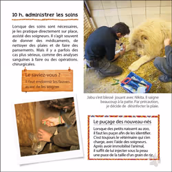 UNE SAISON AU ZOO - Au quotidien avec soigneurs et vétérinaire (Jeunesse) - Vue supplémentaire 4