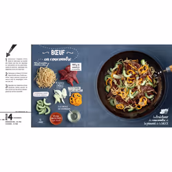 Wok me up ! - Assemblez, faites sauter, et dégustez ! (Cartonné) - Vue supplémentaire 4