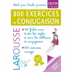ISBN 800 exercices de conjugaison, Pour enfants, Français, 312 pages