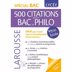 ISBN Citations incontournables de philosophie, Français, 288 pages