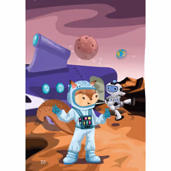 Premières lectures syllabiques - En route pour Mars (Niveau 2)