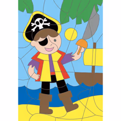 Mon cahier de coloriages magiques... très magiques ! PIRATES (Jeunesse)