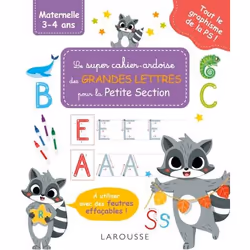 ISBN Mon super cahier ardoise PS Grandes lettres, Pour enfants, Français, 24 pages