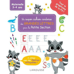 Mon super cahier ardoise PS  Grandes lettres (Broché)