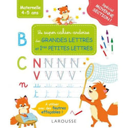 Mon super cahier ardoise MS -grandes lettres - premières petites lettres (Broché)