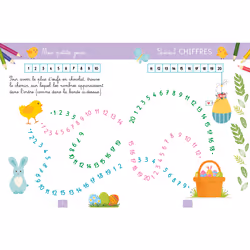 Mes coloriages magiques du printemps et de Pâques - Chiffres