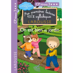 ISBN Premières lectures syllabiques - On est bien au jardin (Niveau 3), Pour enfants, Français, 32 pages