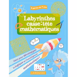 ISBN Mes labyrinthes et casse-têtes mathématiques, 7-9 ans, Pour enfants, Français, 48 pages