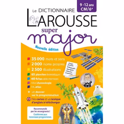 ISBN Larousse dictionnaire Super major 9/12 ans, Éducatif, Français, 1472 pages
