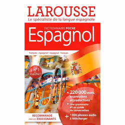 ISBN Dictionnaire Larousse poche Espagnol, Français, 800 pages