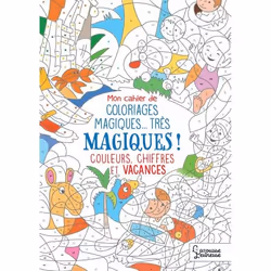 ISBN Mon cahier de coloriage magique, très magique - Couleurs, chiffres et vacances, Pour enfants, Français, 32 pages
