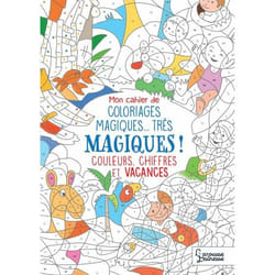 Mon cahier de coloriage magique, très magique - Couleurs, chiffres et vacances (Broché)