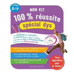 Mon kit 100 % réussite spécial dys au collège (+ autocollants) (Broché)