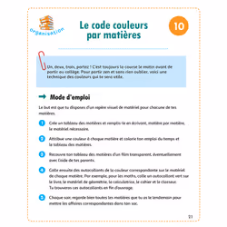 Mon kit 100 % réussite spécial dys au collège (+ autocollants) (Broché)