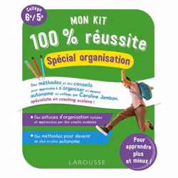 ISBN Mon kit 100 % réussite - organisation, efficacité, Pour enfants, Français, 112 pages
