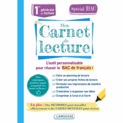 ISBN Carnet de lecture lycée, Pour enfants, Français, 128 pages