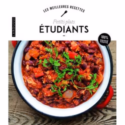 ISBN Petits plats étudiants, Français, 216 pages