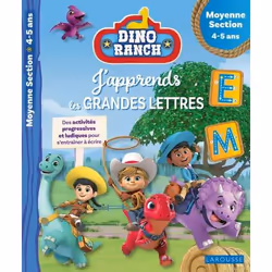 ISBN DINO RANCH - J'apprends les grandes lettres - Moyenne Section, Pour enfants, Français, 48 pages