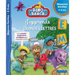 DINO RANCH - J'apprends les grandes lettres - Moyenne Section (Broché)