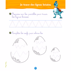 DINO RANCH - J'apprends les grandes lettres - Moyenne Section (Broché)