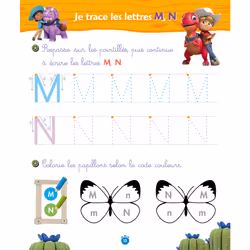 DINO RANCH - J'apprends les grandes lettres - Moyenne Section (Broché)