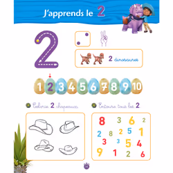 DINO RANCH - J'apprends les premiers chiffres - Petite Section (Broché)