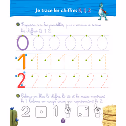 DINO RANCH - J'apprends les premiers nombres - Moyenne Section (Broché)
