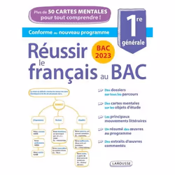 ISBN Bac 2023 - Réussir le français au bac, avec des cartes mentales, Pour enfants, Français, 96 pages
