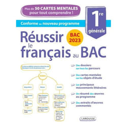 Réussir le français au bac avec des cartes mentales - 1re générale