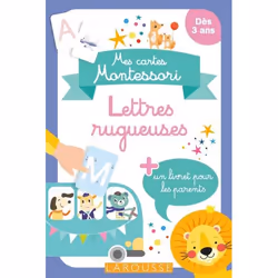 ISBN Mes cartes Montessori : Lettres rugueuses, Pour enfants, Français, 16 pages