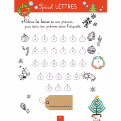 Mes coloriages magiques et jeux de Noel - lettres (Broché)