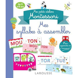 Mes petits ateliers Montessori Mes syllabes à assembler (Broché)