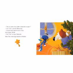 Tilou bleu attend le Père Noël (Cartonné)